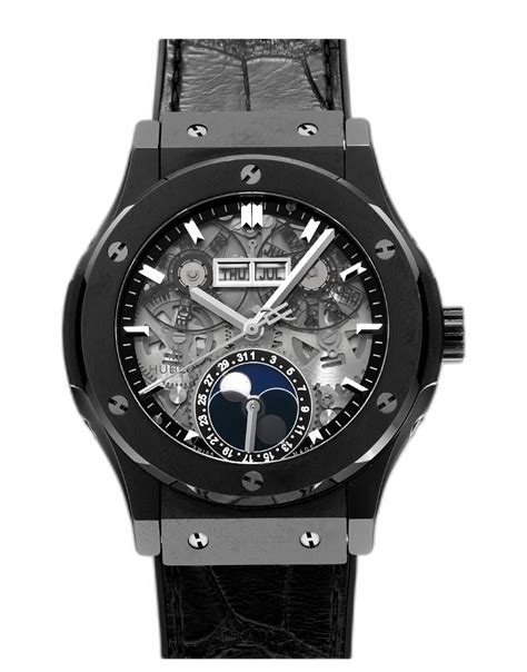 Hublot Classic Fusion Aerofusion Moonphase Black Magic 42